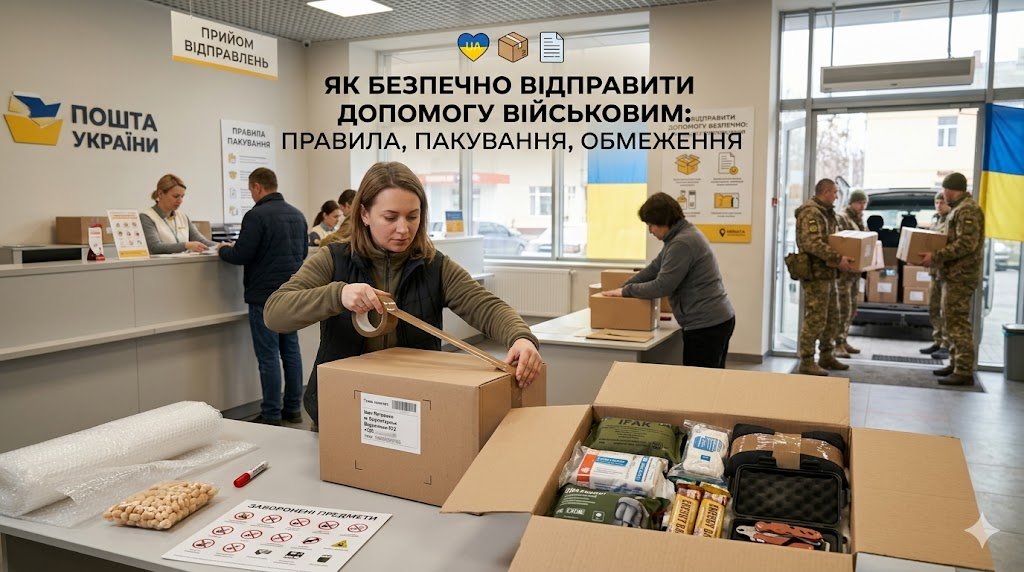 Як відправити допомогу військовим поштою Як відправити допомогу військовим поштою